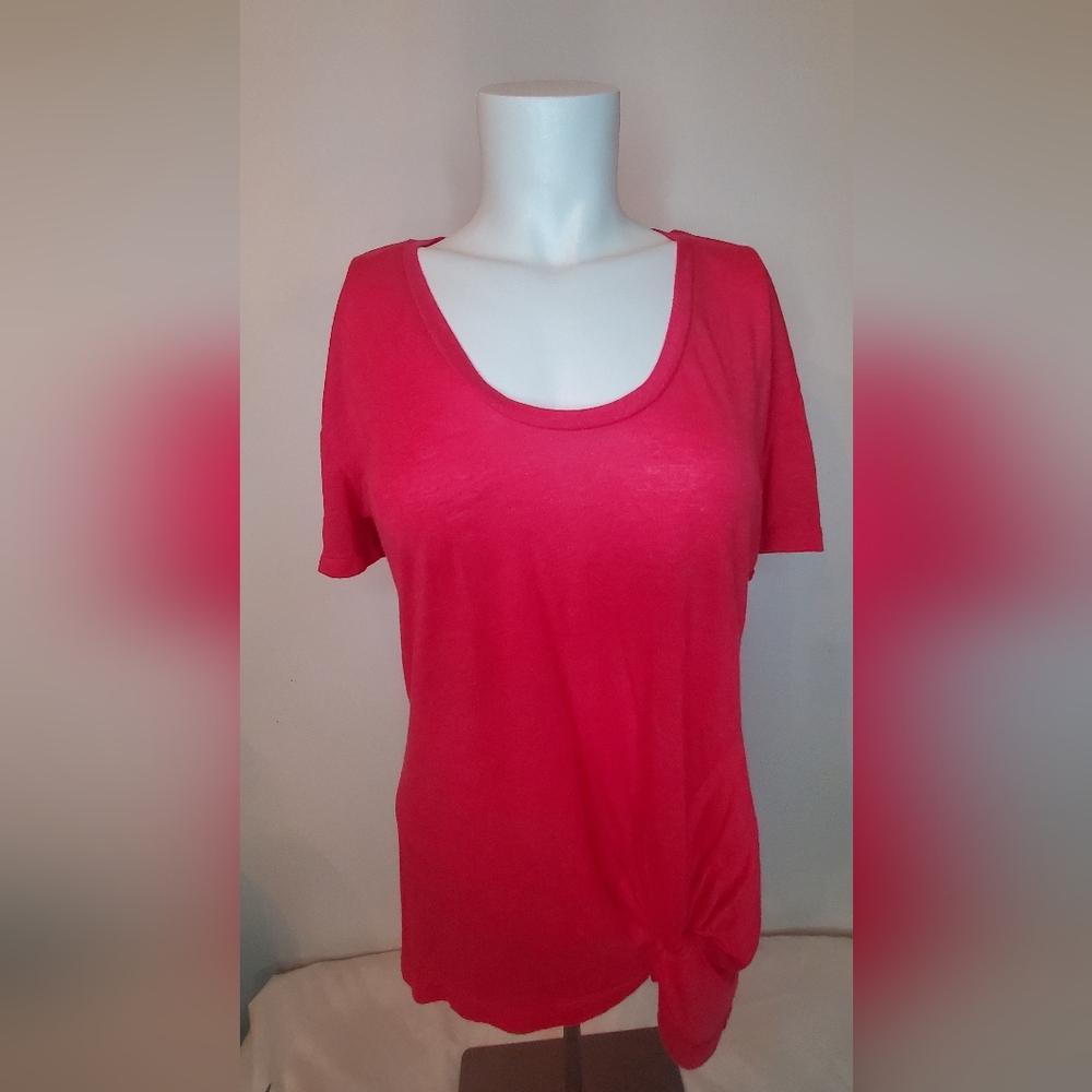 HALOGEN-size S-tshirt - shirt sleeves- 90% modal-10%polyester